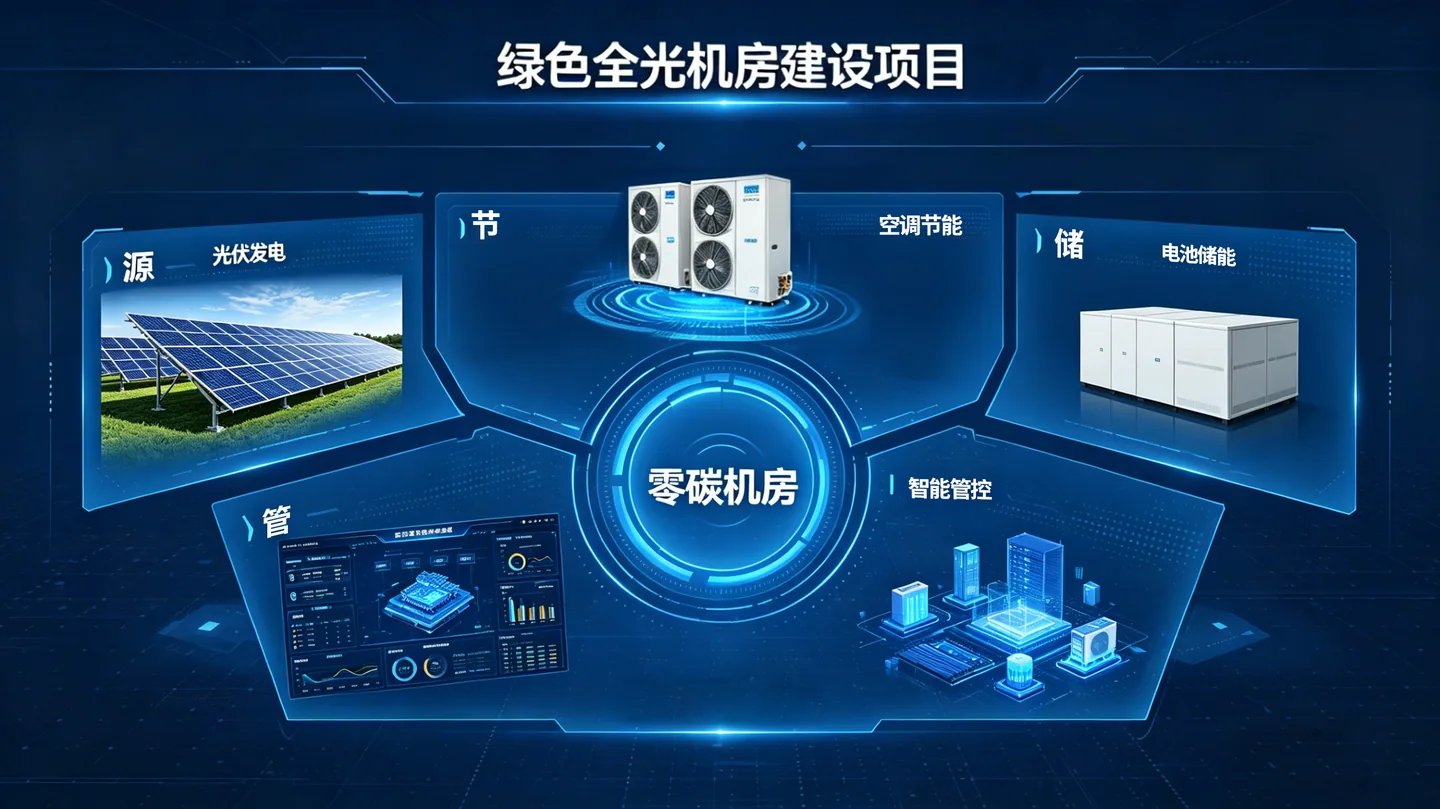 零碳机楼一体化节能方案